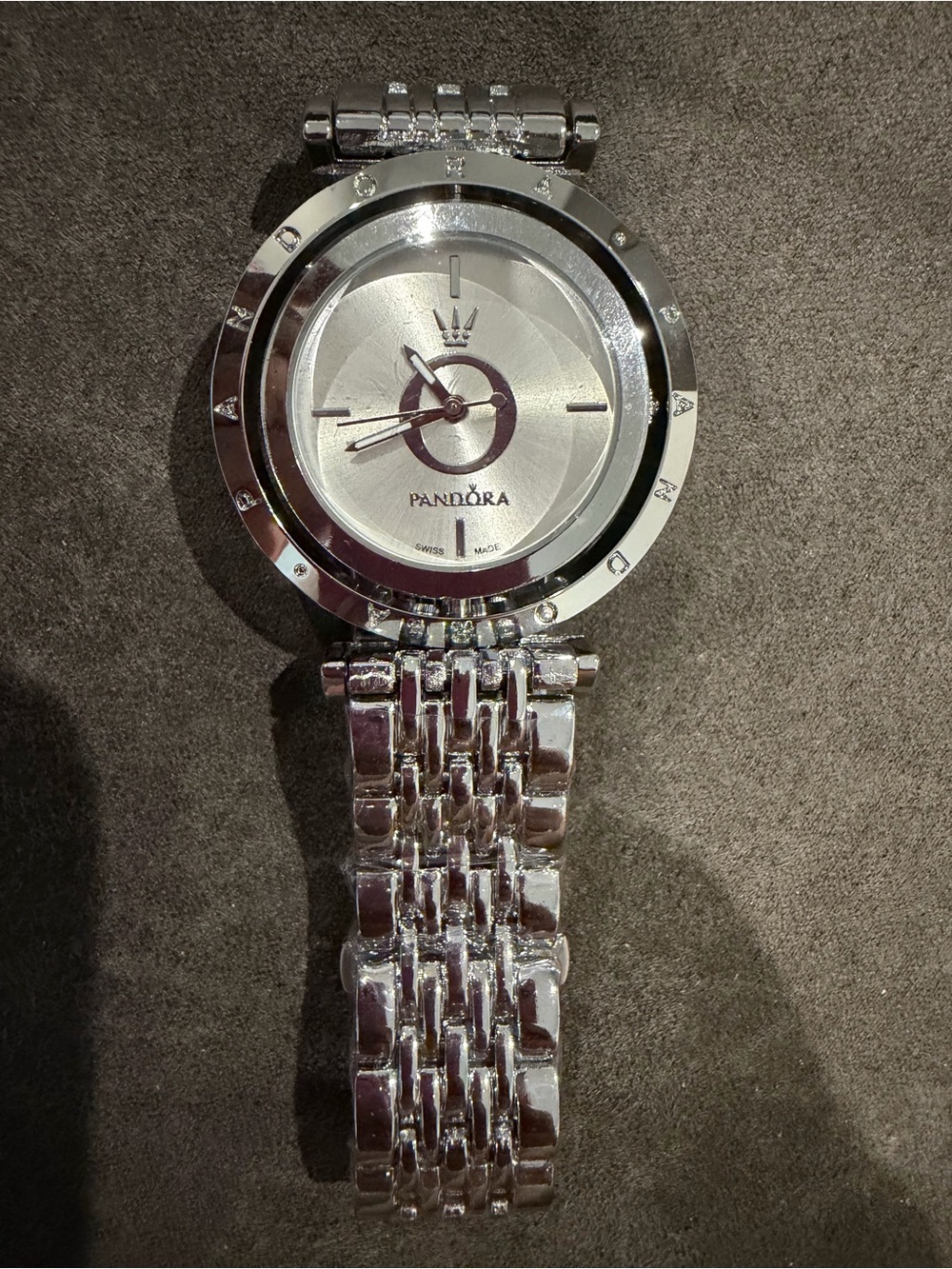 Pandora Silver Round Link Bracelet Watch